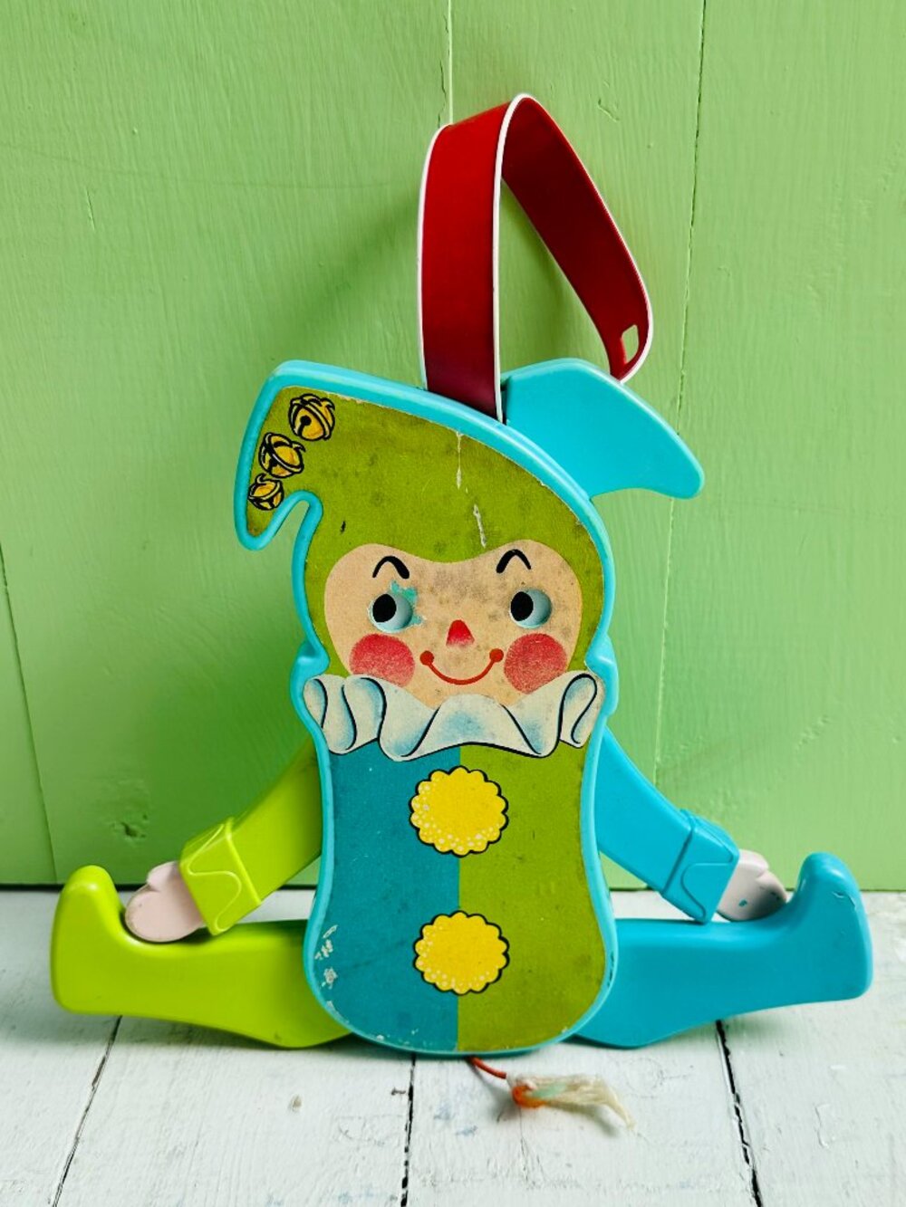 Vintage 1969 Fisher Price Jolly Jumping Jack #145 Crib Toy Baby Nursery
